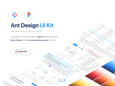 Ant Design UI Kit for Figma asset assetstore dashboard design system figma poland ui kit ui ux