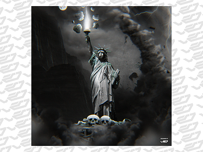 Liberty graphic design liberty manipulation photo manipulation statue of liberty