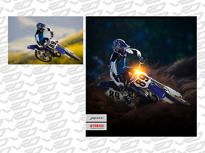 YAMAHA MOTOCROSS - AD ad advertising cover graphic design manipulation