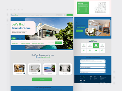 Real State Web Ui Design - Landing page