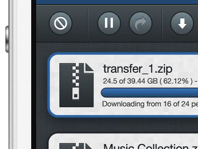 More Transfers apple design graphics iphone torrent transfers ui ux