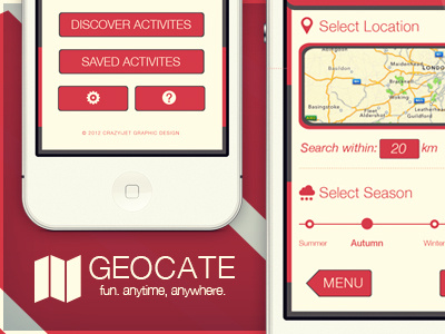 GeoCate app fun function geocate geography interface iphone locate tool utility