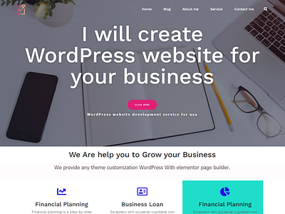 I will create and develop a WordPress website using elementor