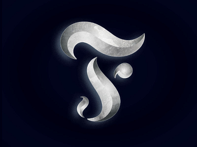 Blackletter F 3d blackletter f fraktur letter metal photoshop silver