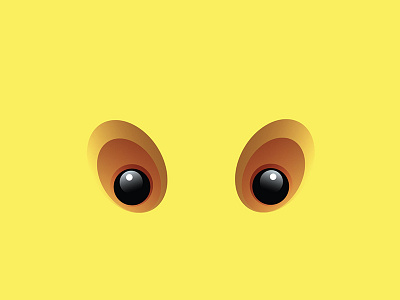 Cute Eyes cute eyes little minimalistic shiny yellow