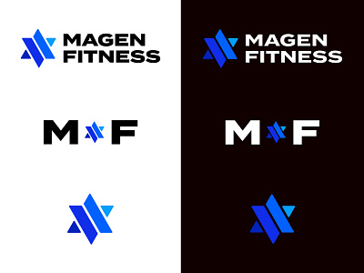 Magen Fitness Logo system