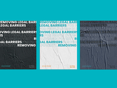 Legal Link posters illustrator legal posters scrollingtext typography