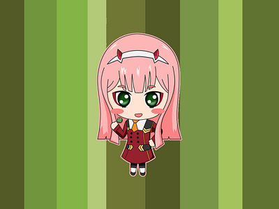 Zero Two chibi