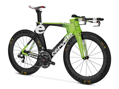 Ironman World Championship bike for Frederik Van Lierde bike champion green ironman pixels world