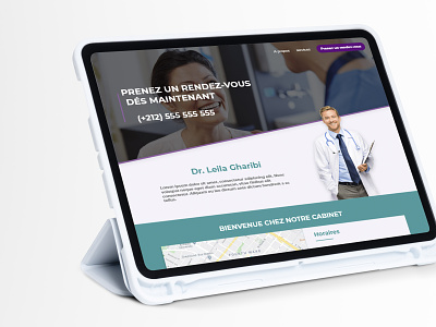 Dentist website appdesign design landing ui ux