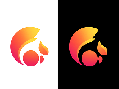 Squirrel Flat Design Logo app art branding design flat graphic design icon illustration logo squirrel typography ui web website