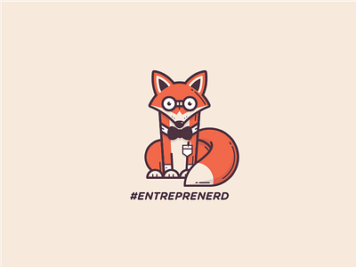 Entreprenerd app business emoji fox free throw harry potter logo nerd shot sticker type