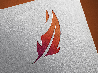 Fire Feather bird blockchain branding feather fire flame free throw logo phoenix shot