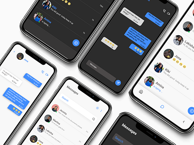 message app dailyui illustration product design typography ui uiux user experience ux