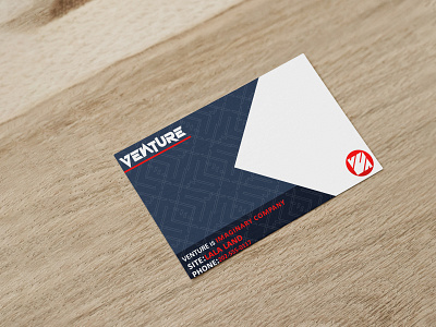 Venture card branding design graphic design logo