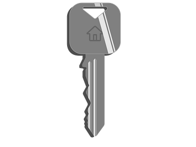 Day 3 - House Key access art design graphics house illustrator key lock simple unlock vector