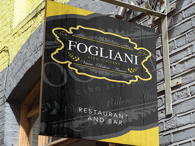 Fogliani Italian Restaurant - VI and Brand Identity