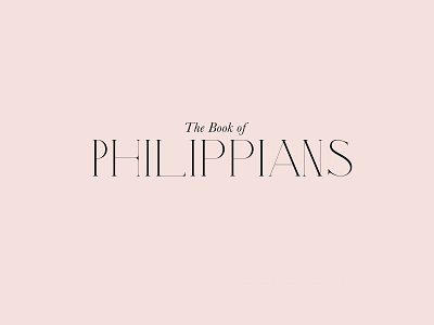 Philippians Logo Type