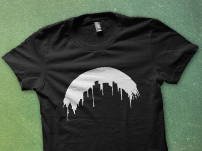 Paint the Town: The Shirt black rebound shirt t shirt tee threadless white