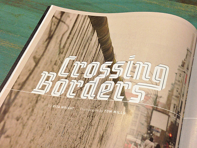 Crossing Borders editorial type