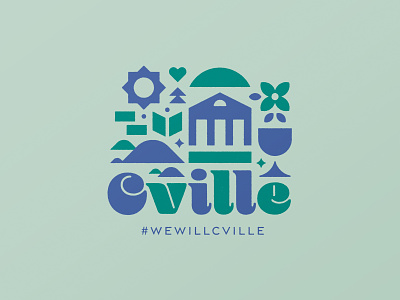 #wewillcville charity coasters illustration t-shirts