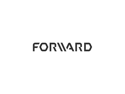 Forward futuristic logo wordmark