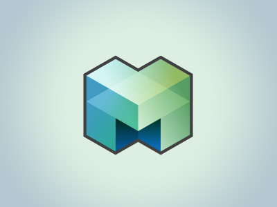 M2: The Revenge cube gradients logo rebound