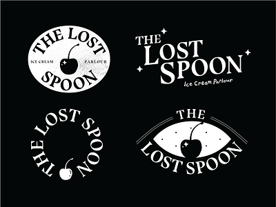 The Lost Spoon branding design logo logodesign logos moon