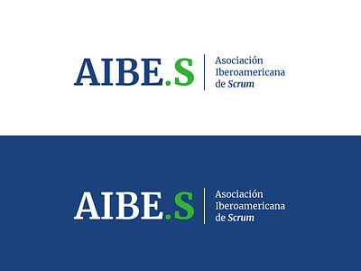 AIBE.ES logo concept certifications education flat fresh illustration logo modern scrum simple