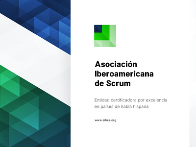 AIBE.S aibes background branding brochure design education exploration geometric iberoamerica logo design logotype scrum shapes simple spanish