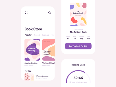Book Store App Concept app app design art book book cover branding colors design illustration inspiration ios store ui