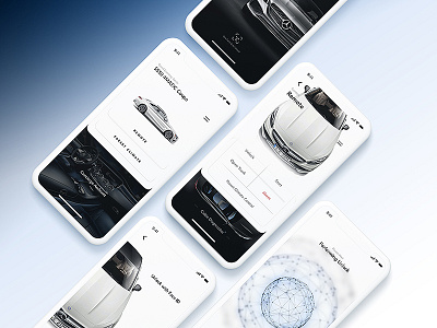 Mercedes Mobile Concierge Concept app concierge mercedes mobile premium ui user interface