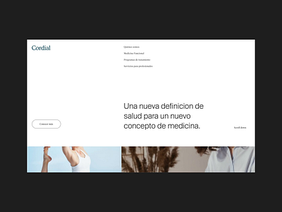 Functional medicine website flat minimal motion design ui ui ux ui design uidesign uiux web design webdesign