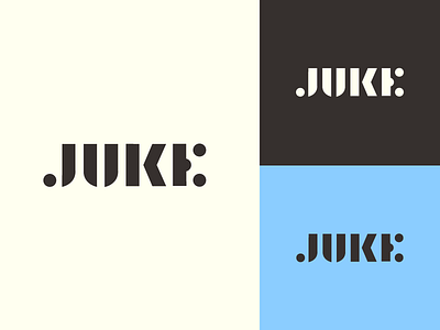 Juke branding identity logo type wordmark