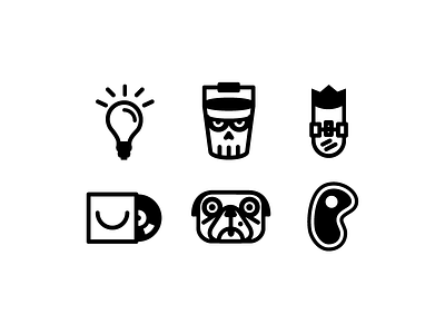 Icons design icons illustration simple