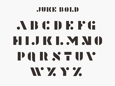 Juke Bold design minneapolis type typography