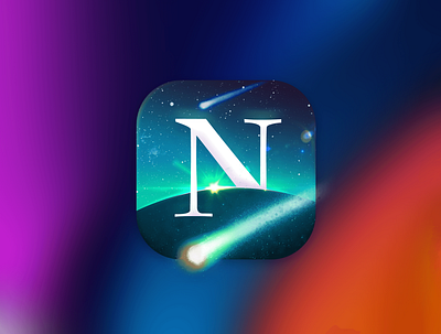 Netscape Navigator Big Sur Icon browser icon design netscape