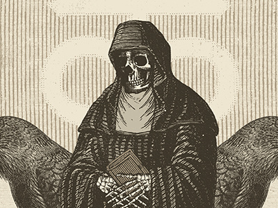 004 artwork design gigposter graphic design illustration metal music poster skull texture