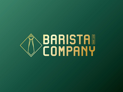 Logo design - Barista Company branding logo vector