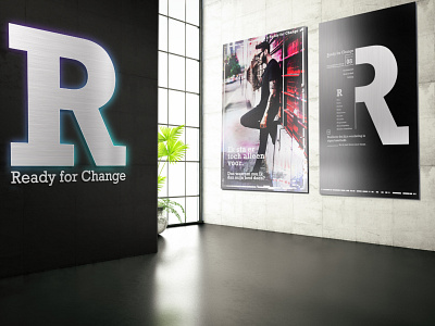 Interior design Ready for Change branding design graphic design interiordesign typography