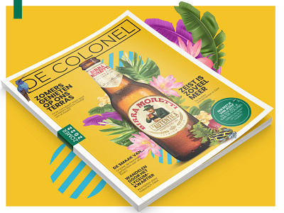 Magazine design for a restaurant