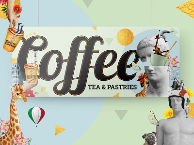Branding and Advertising - Coffee Truck branding design graphic design illustration typography