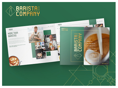 Re-branding campaign Barista Company branding design graphic design typography