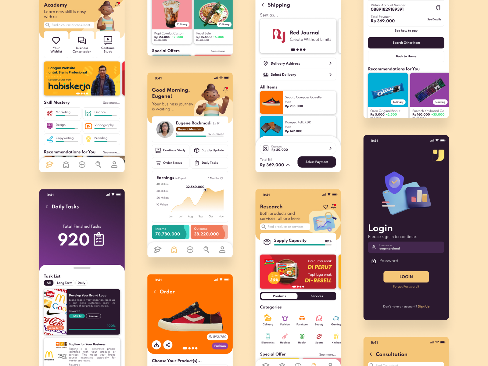 Juragan App Dropshipping/Reselling Platform by Agung Segara on Dribbble