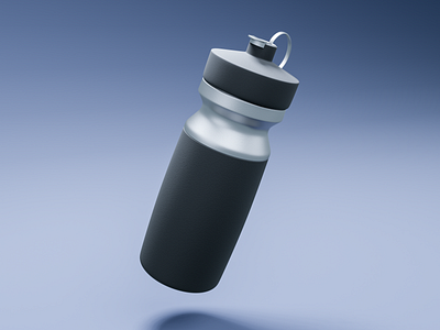 Gym Water Bottle 3d icons