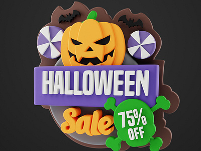 Halloween sale 3d stickers