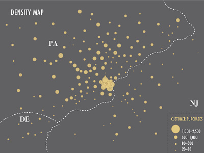 Pennsylvania Ballet Data Viz data data visualization density map graph infographic map tableau visualization