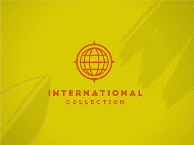 International Collection Logo logo international collection olive oil globe global compass