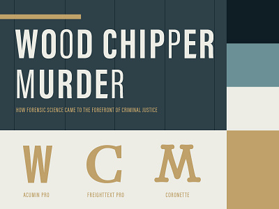 Wood Chipper Murder Style Tile forensic mystery science style tile web design website wood chipper murder