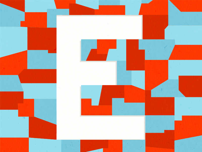 E–36 Days of Type drop cap goodtype lettering illustration typography 36days 36daysoftype